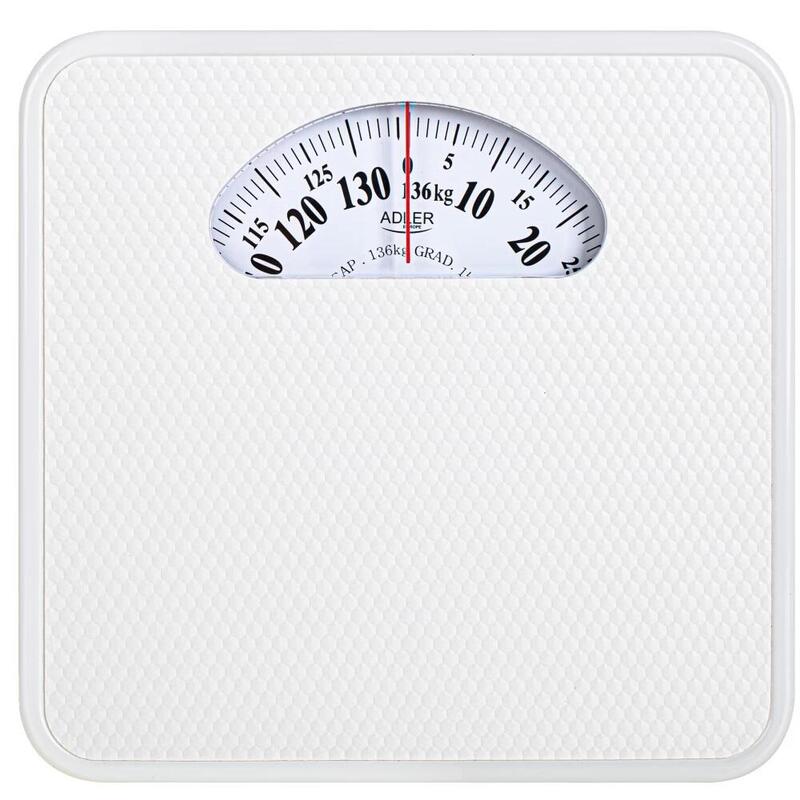 Bascula  Adler Ad 8179w Mechanical Bathroom Scale, White