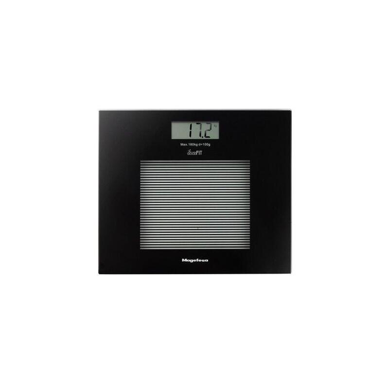 Báscula De Baño Magefesa Goodfit Mgf1500 - Hasta 180kg · Negro