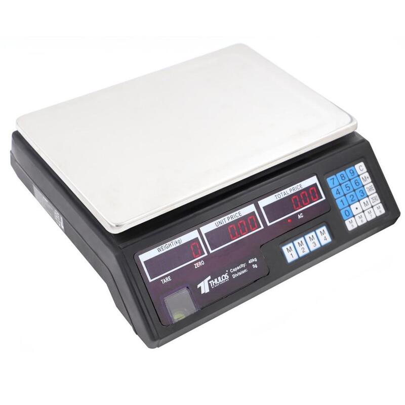 Bascula De Cocina Digital Thulos Th Pa1007 Carga Maxima 40kg