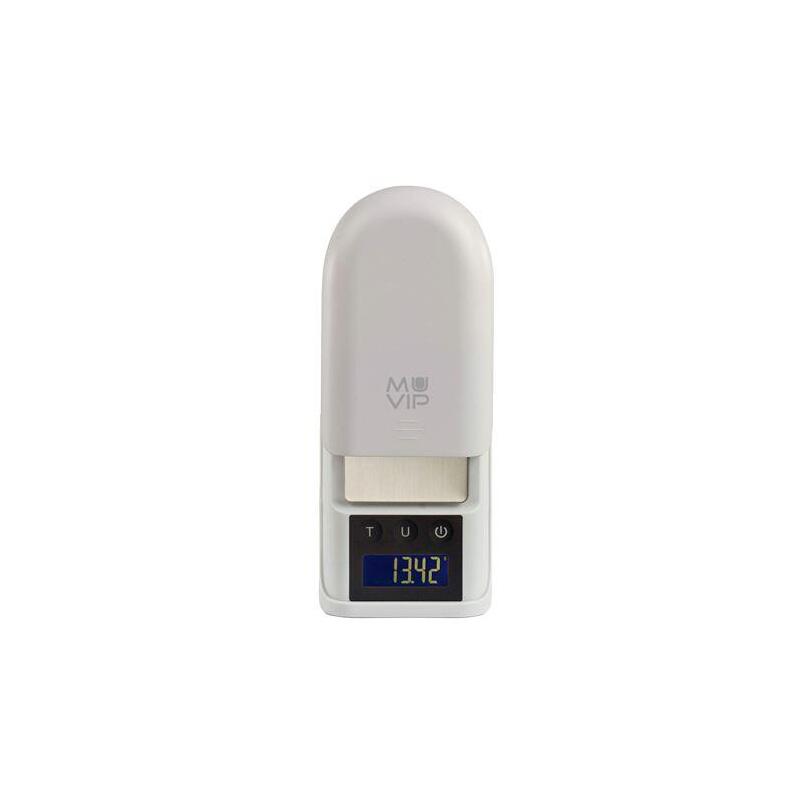 Báscula De Cocina Muvip Digital - Superficie Acero Inoxidable - Sensor De Alta Precision - Apagado Automatico - Peso Max. 0.300kg