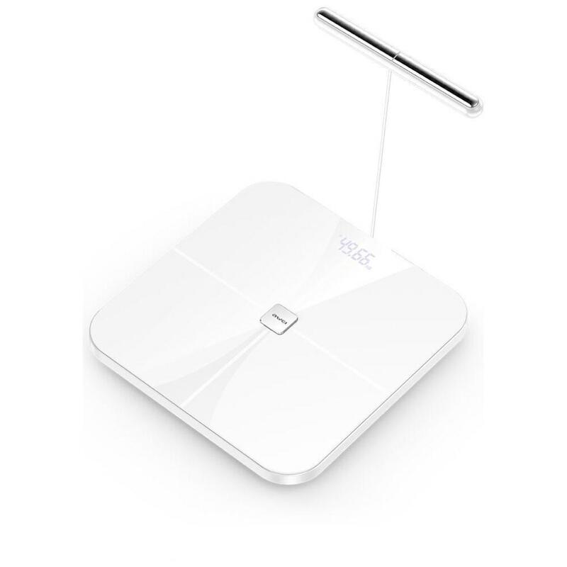 Báscula Para Cuerpo Ss1 Bluetooth 5.0 Wielofunkcyjna Blanca