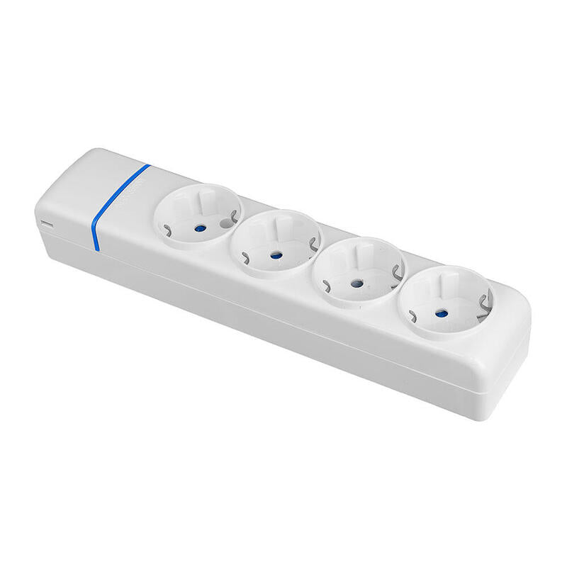 Base Múltiple De 4 Tomas 2p+T, 16a 250v 8004p Solera