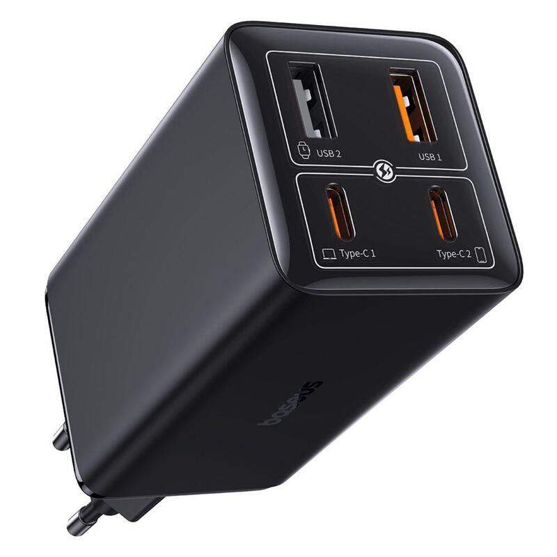 Baseus Gan6 Pro 100w Eu Inkl. Ladekabel 1m Schwarz