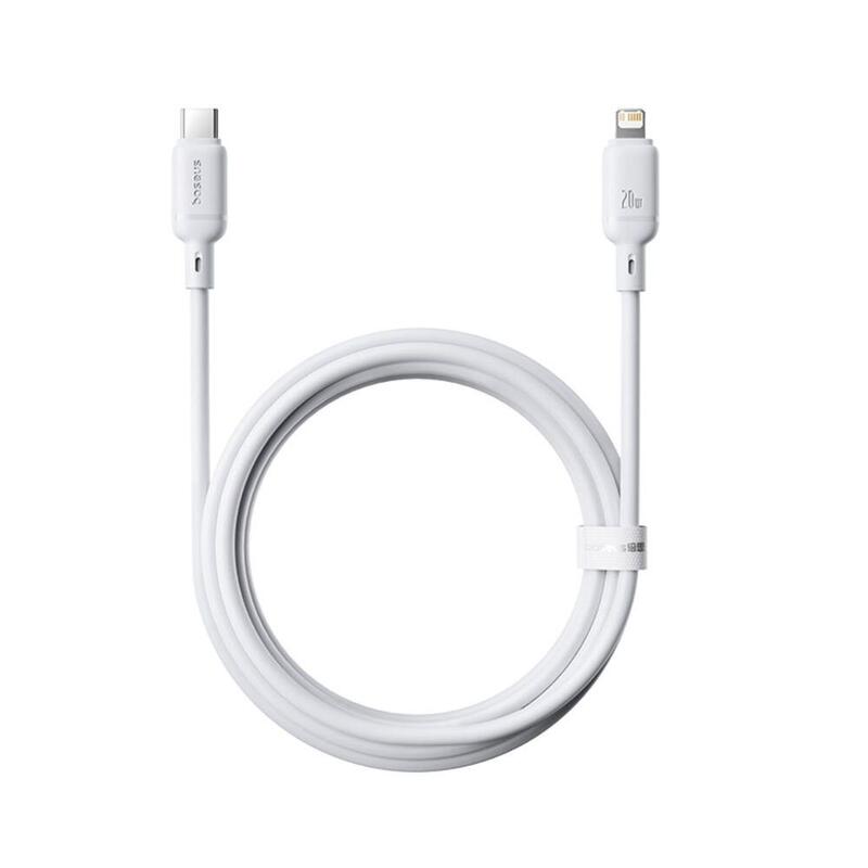 Baseus Silky Series Ladekabel Type-C Auf Ip 20w 2m Moon Weiss