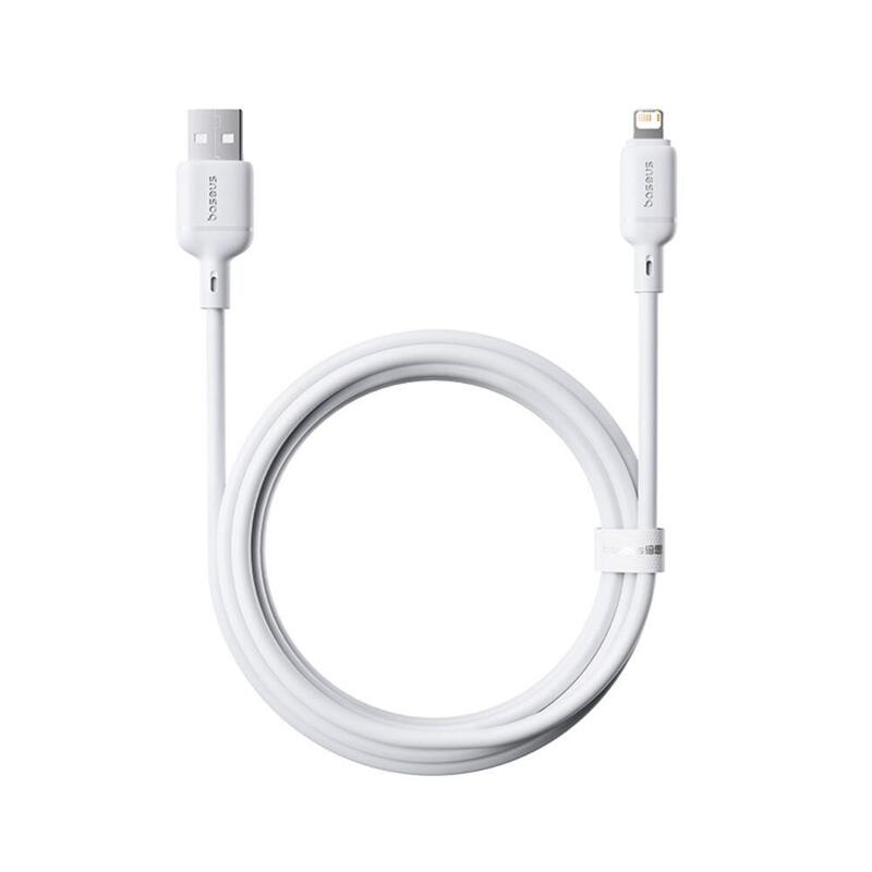 Baseus Silky Series Ladekabel Usb Auf Ip 2.4a 2m Weiss