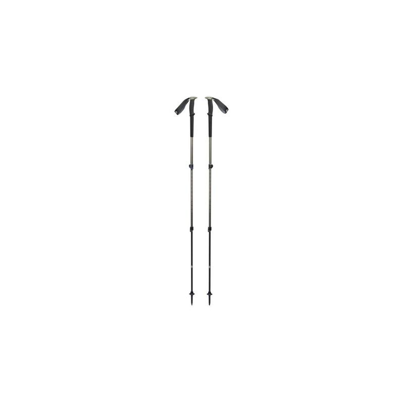Bastones De Trekking Black Diamond Trail, Equipamiento Fitness Negro/Verde Oliva, 1 Par, 100-140 Cm Bd1100453060all1