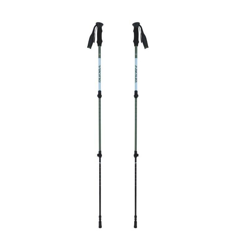 Bastones De Trekking Viking Kivi 2.0 Para Adultos, Color Verde.