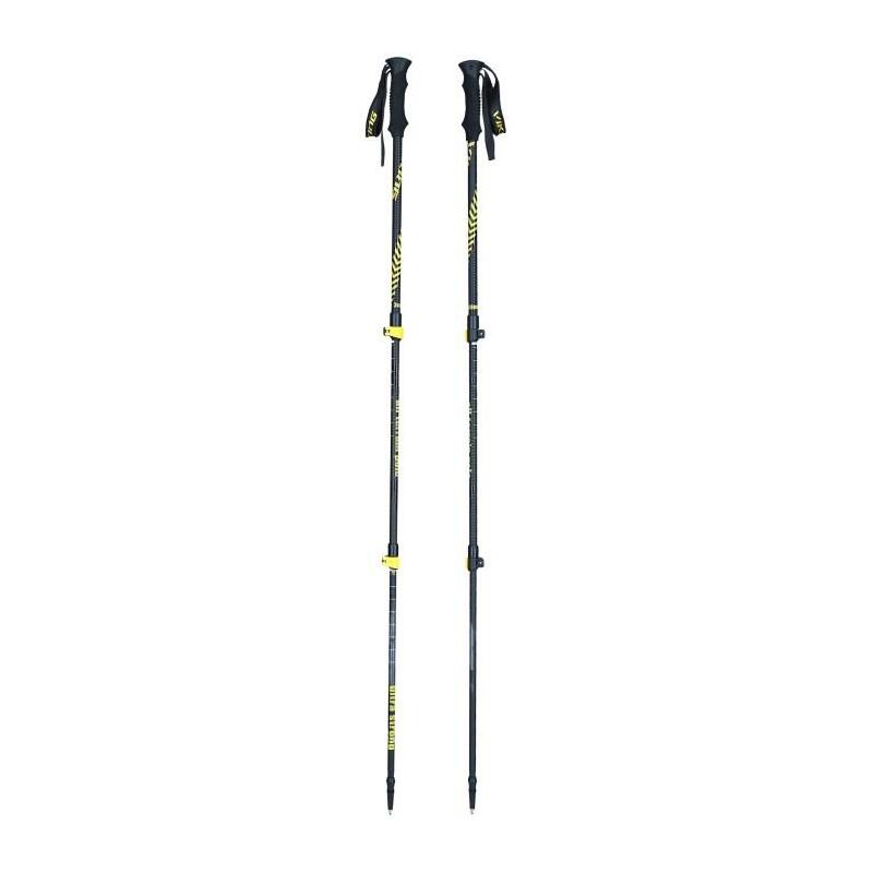 Bastones De Trekking Viking Teho Para Adultos, Color Negro.
