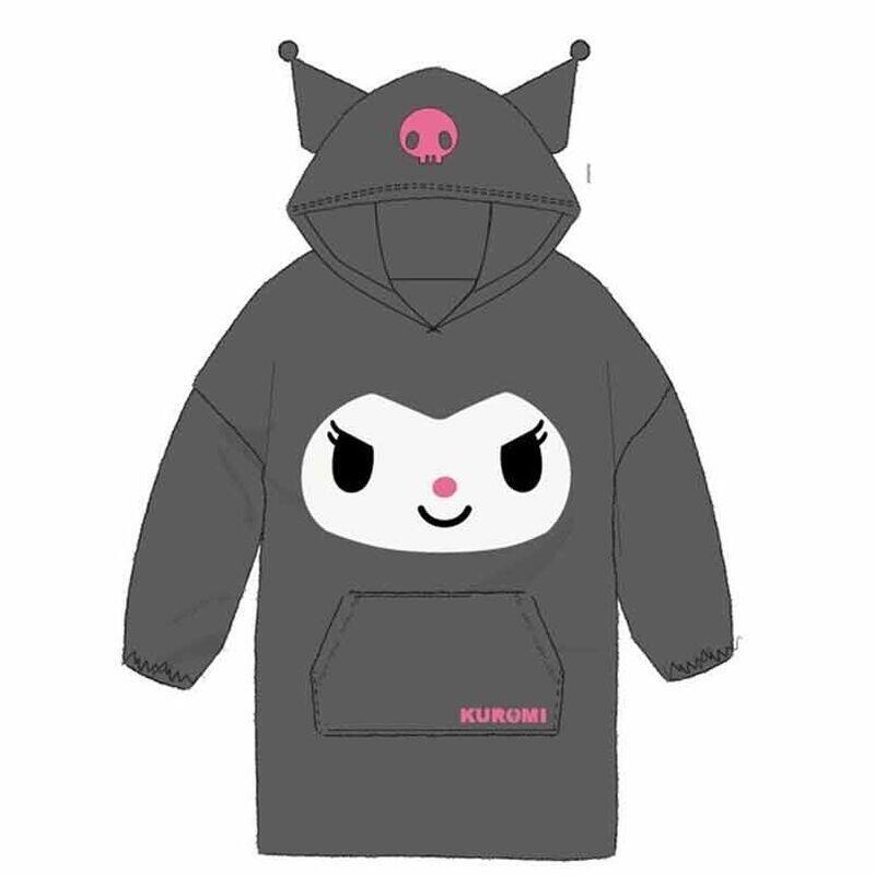 Bata Sudadera Oversize Kuromi Hello Kitty Adulto