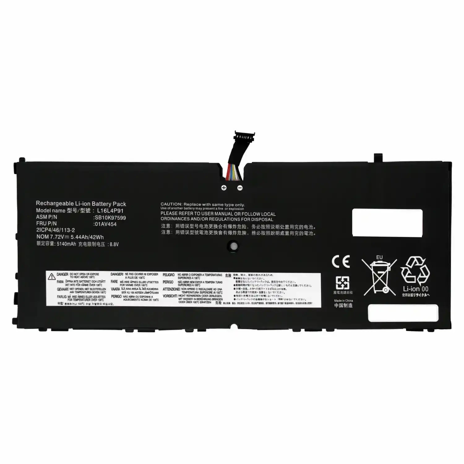 Batería Para Portátil Lenovo Thinkpad X1 Tablet 3Rd Gen L16L4P91