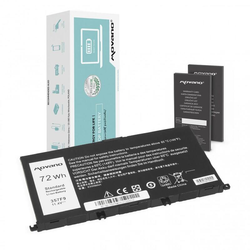 Batería 357f9 Para Dell Inspiron 5577 7557 - 6300 Mah (72 Wh)