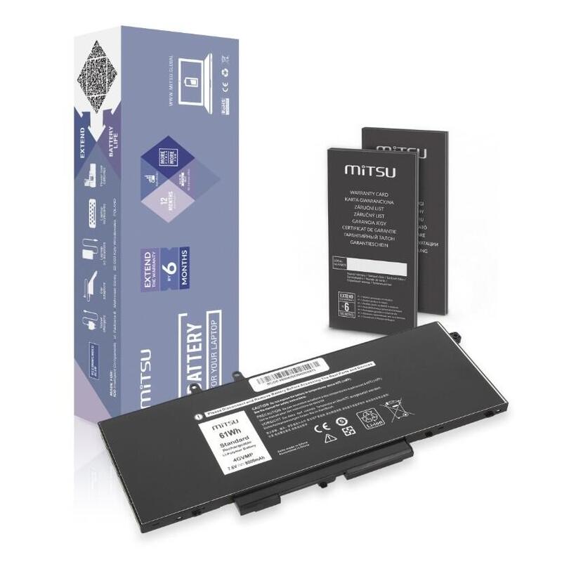 Bateria 4gvmp Do Dell Latitude 5400 5500 5510 8000 Mah (61 Wh) 7.6v (7.4v)