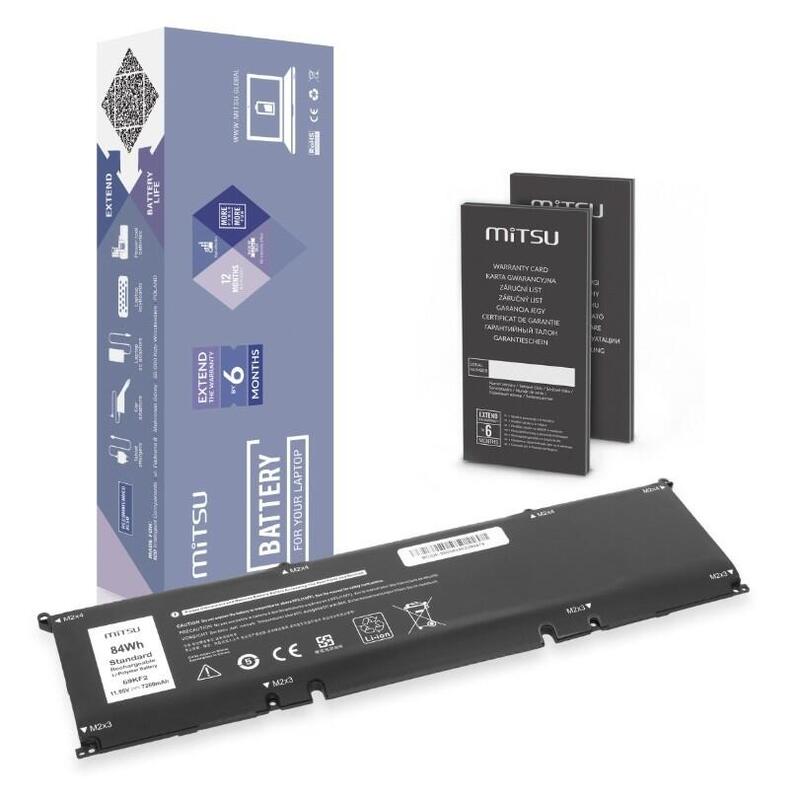 Batería 69kf2 Para Dell Alienware M17 M15 R3 R4 Precision 5550 Xps 9500 9510 6000 Mah (69 Wh) 11.55v