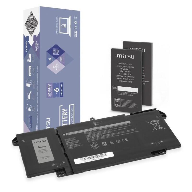 Batería 7fmxv Para Dell Latitude 5320 7320 7420 7520 - 15.2v 3600 Mah (55 Wh) 15.2v