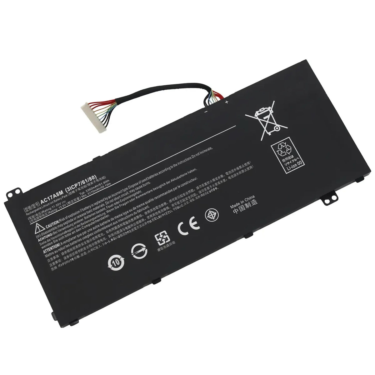 Batería Ac17A8M Para Portátil Acer Aspire 5 A514-51 11.55V 5360 Mah