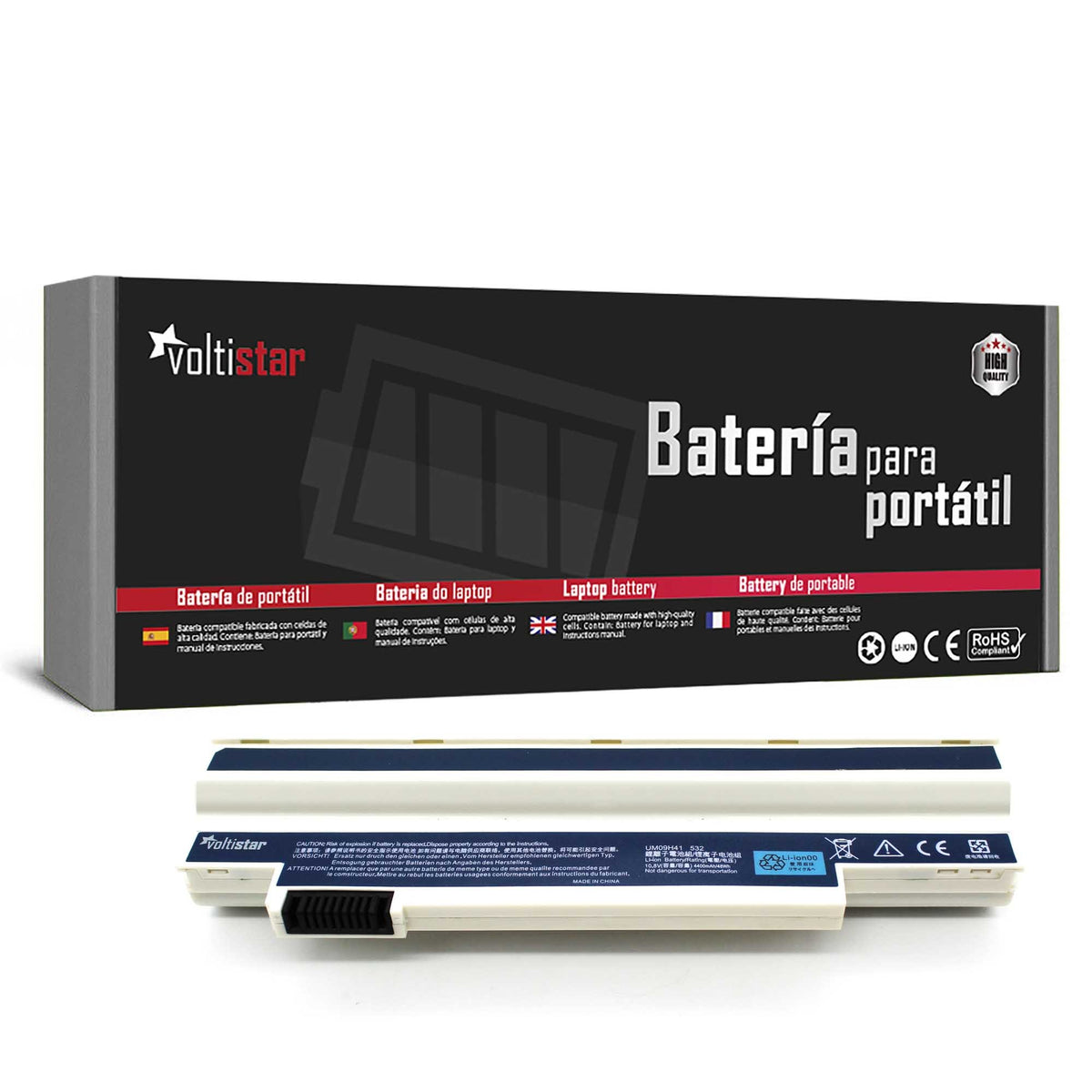 Batería Para Portátil Acer Aspire One 532H 533 Um09H31 Um09G31 532H 533 Ao533 Ao532H