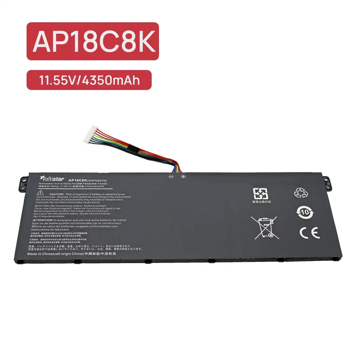 Batería Para Portátil Acer Nitro An515-42 11.4V