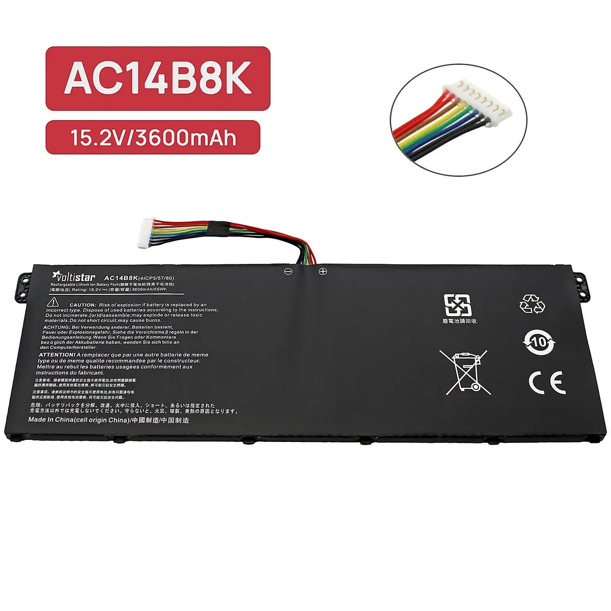 Batería Para Portátil Acer Spin 3