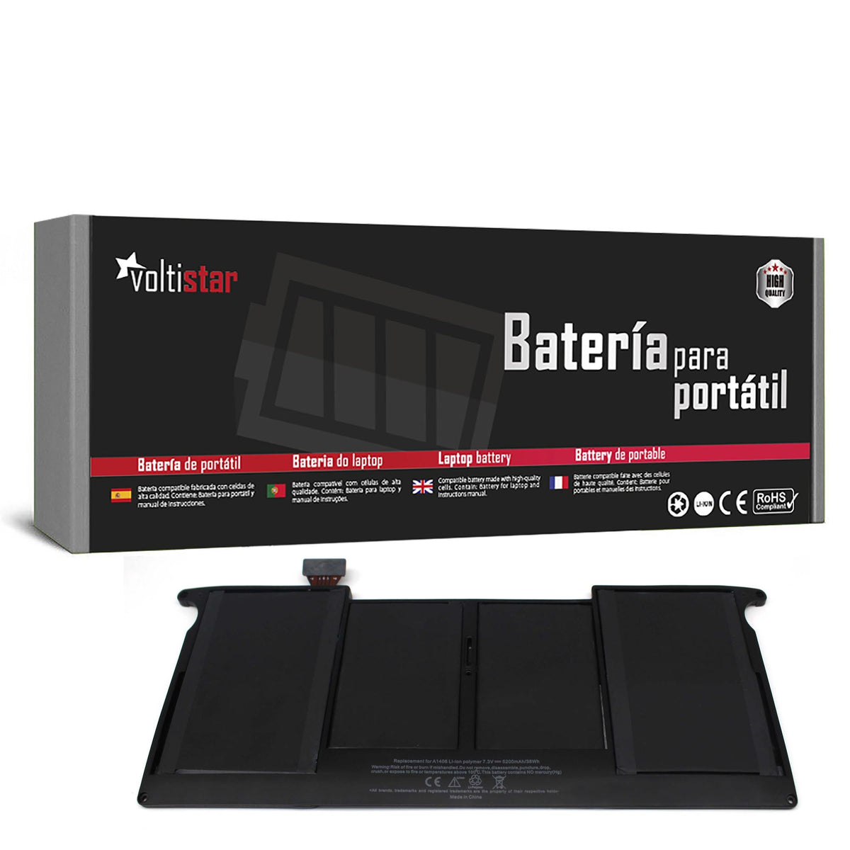 Batería Para Portátil Apple Macbook Air 11" A1465 Md711Ll/A A1495 (Año 2013)