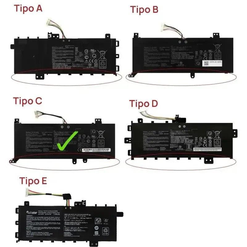 Batería Para Portátil Asus 0B200-03190800 C21N1818-1 0B200-03280700 7,7V