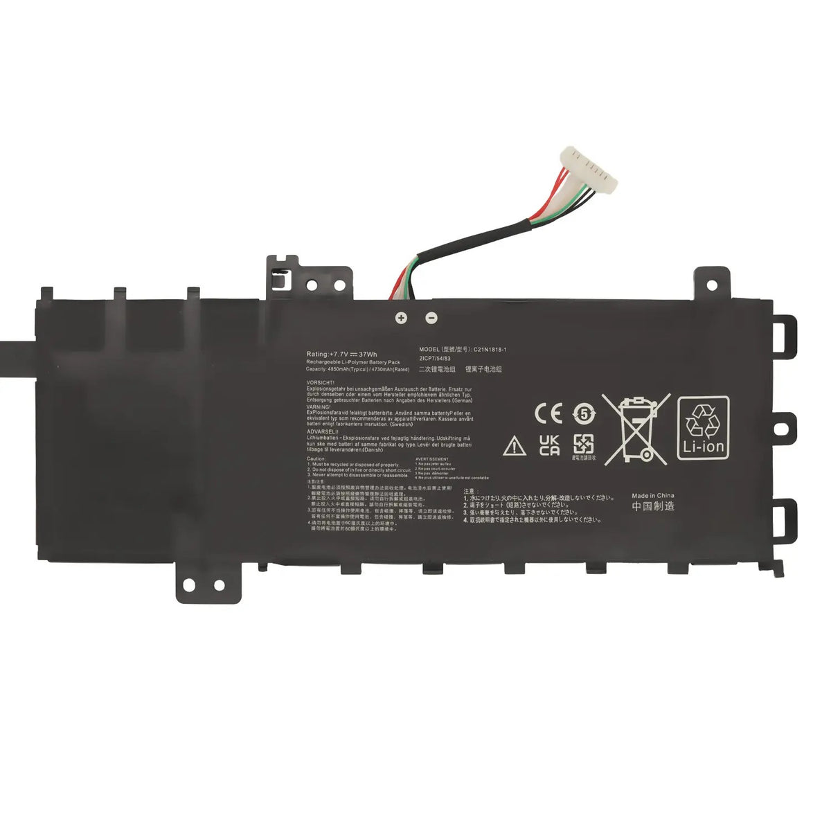 Batería Para Portátil Asus 0B200-03190800 C21N1818-1 0B200-03280700 7,7V