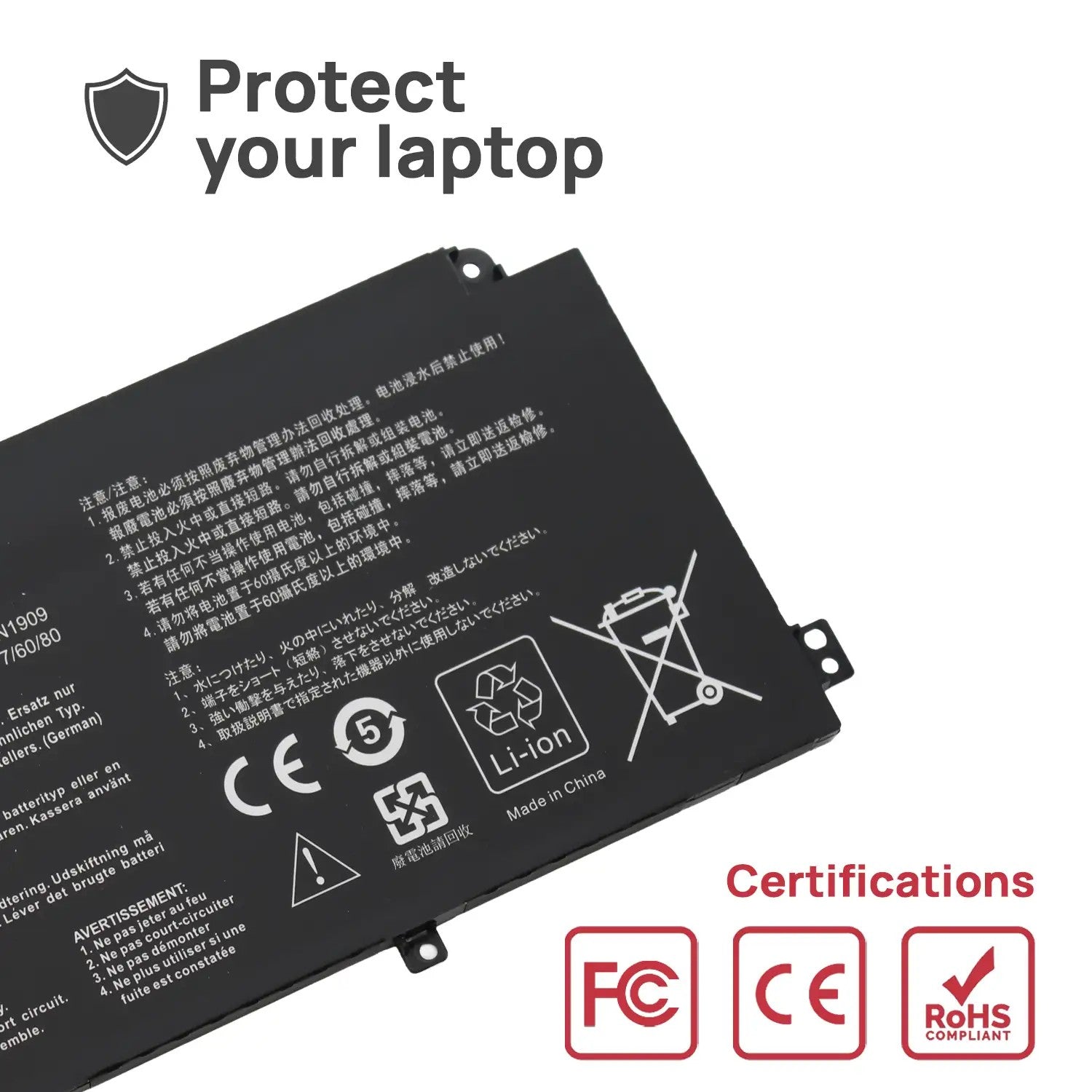 Batería Para Portátil Asus Expertbook P2 P2451 P2451Fb B2 B2402Cba | B31N1909 11.4V