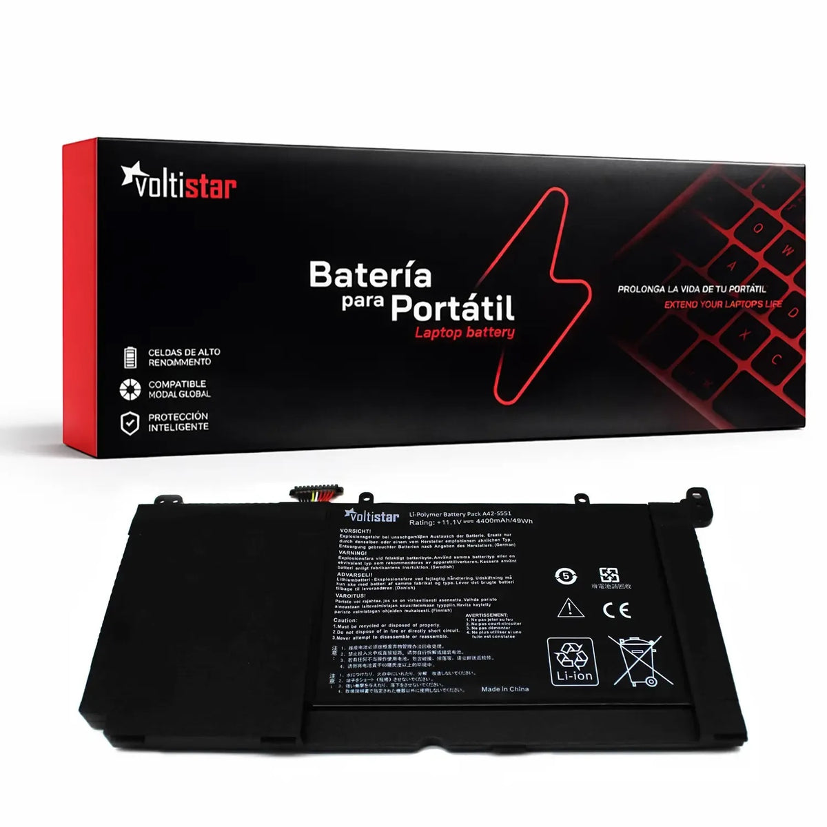 Batería Para Portátil Asus K551Ln