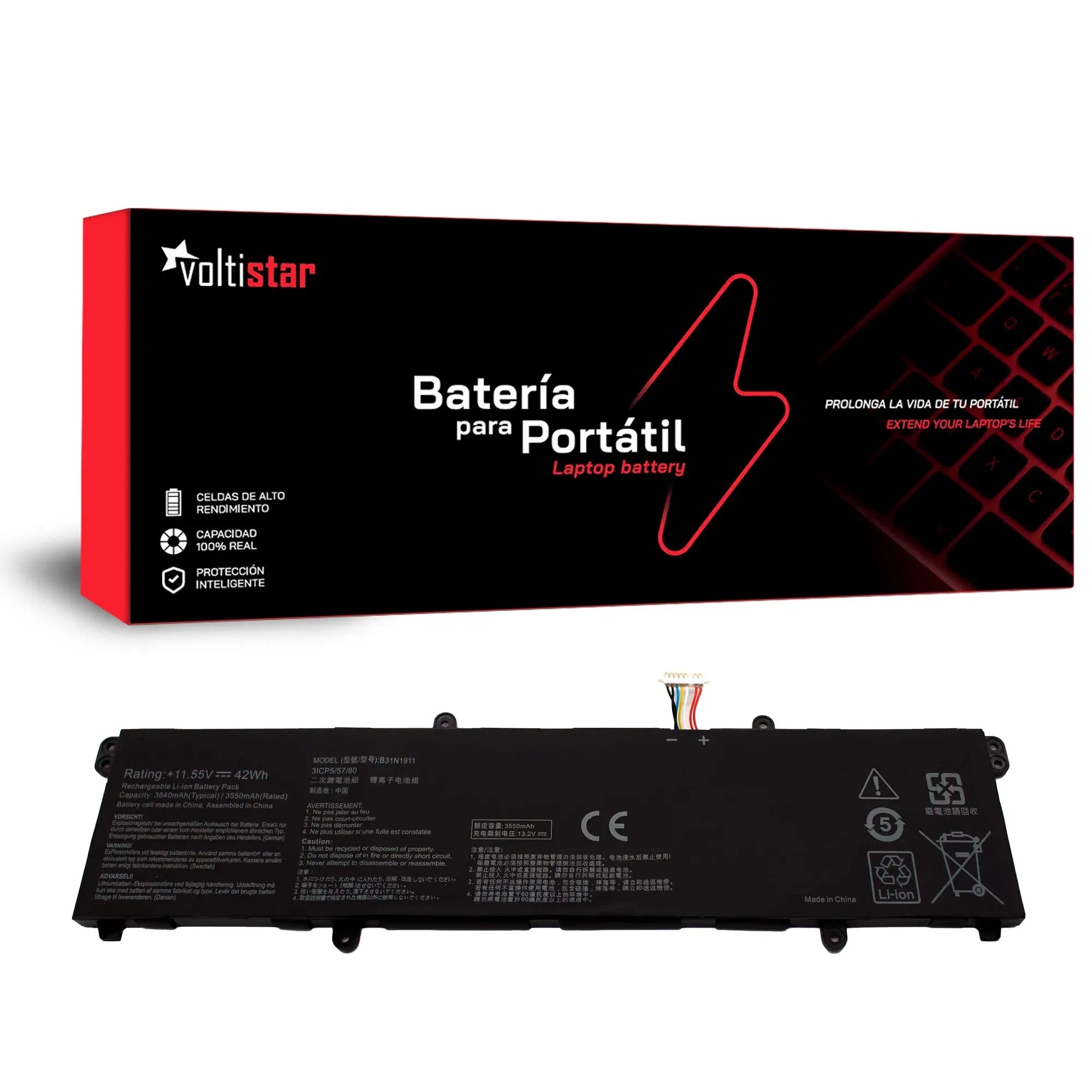 Batería Para Portátil Asus Vivobook 14 S433Fa K433Fa V433Fa