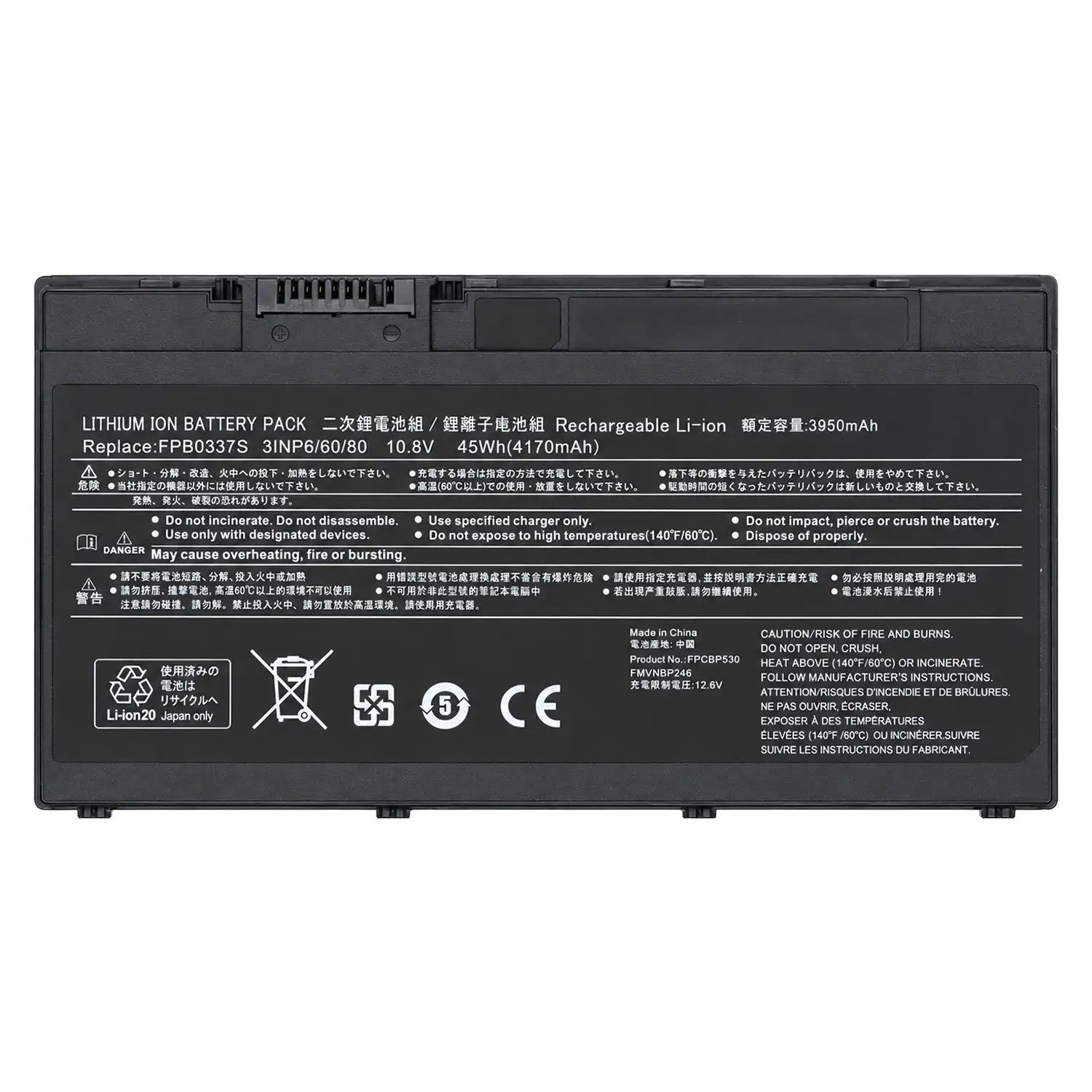 Batería Fpb0337S Para Portátil Fujitsu Lifebook P727 P728 U727 U728 U729 U729X