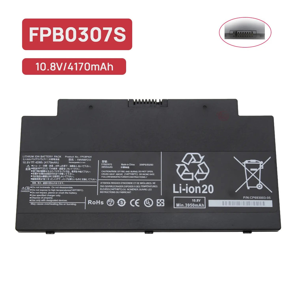 Batería Para Fujitsu Lifebooke A556 Ah77 | Fpb0307S 45Wh