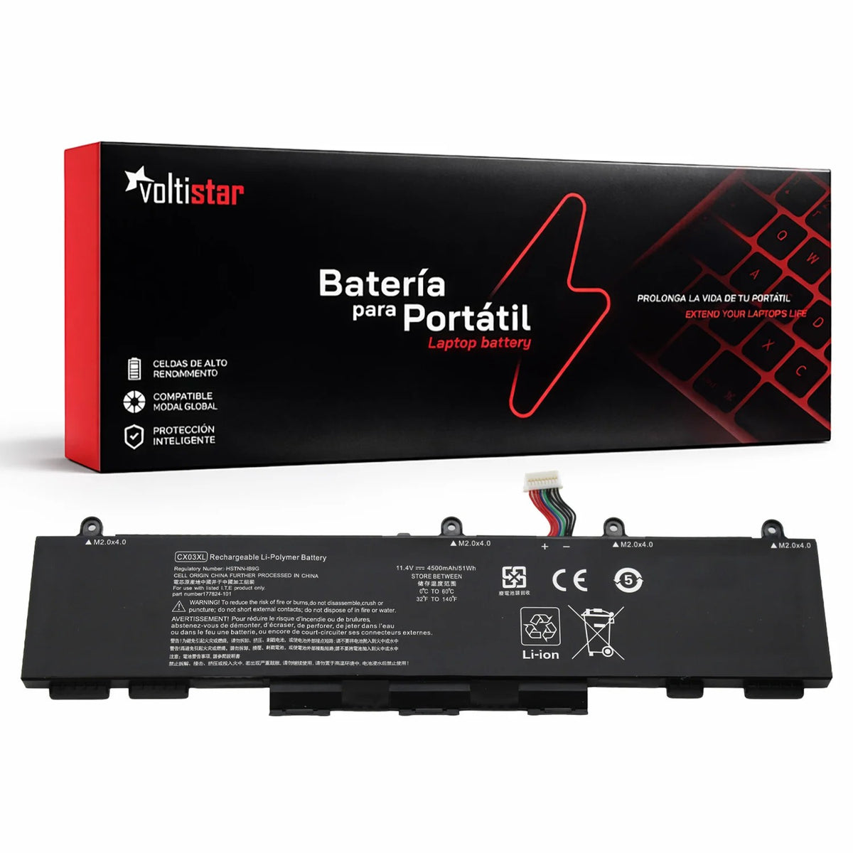 Batería Para Portátil Cx03Xl Hp Elitebook X360 830 G7 G8 Series L77624-422