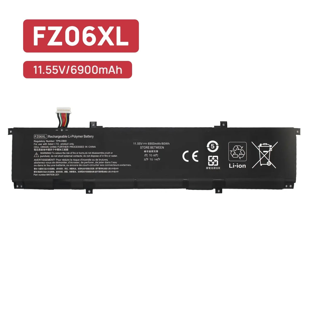 Batería Para Portátil Hp Fz06Xl Spectre X360 16-F2000 | Envy 16-H1 83Wh