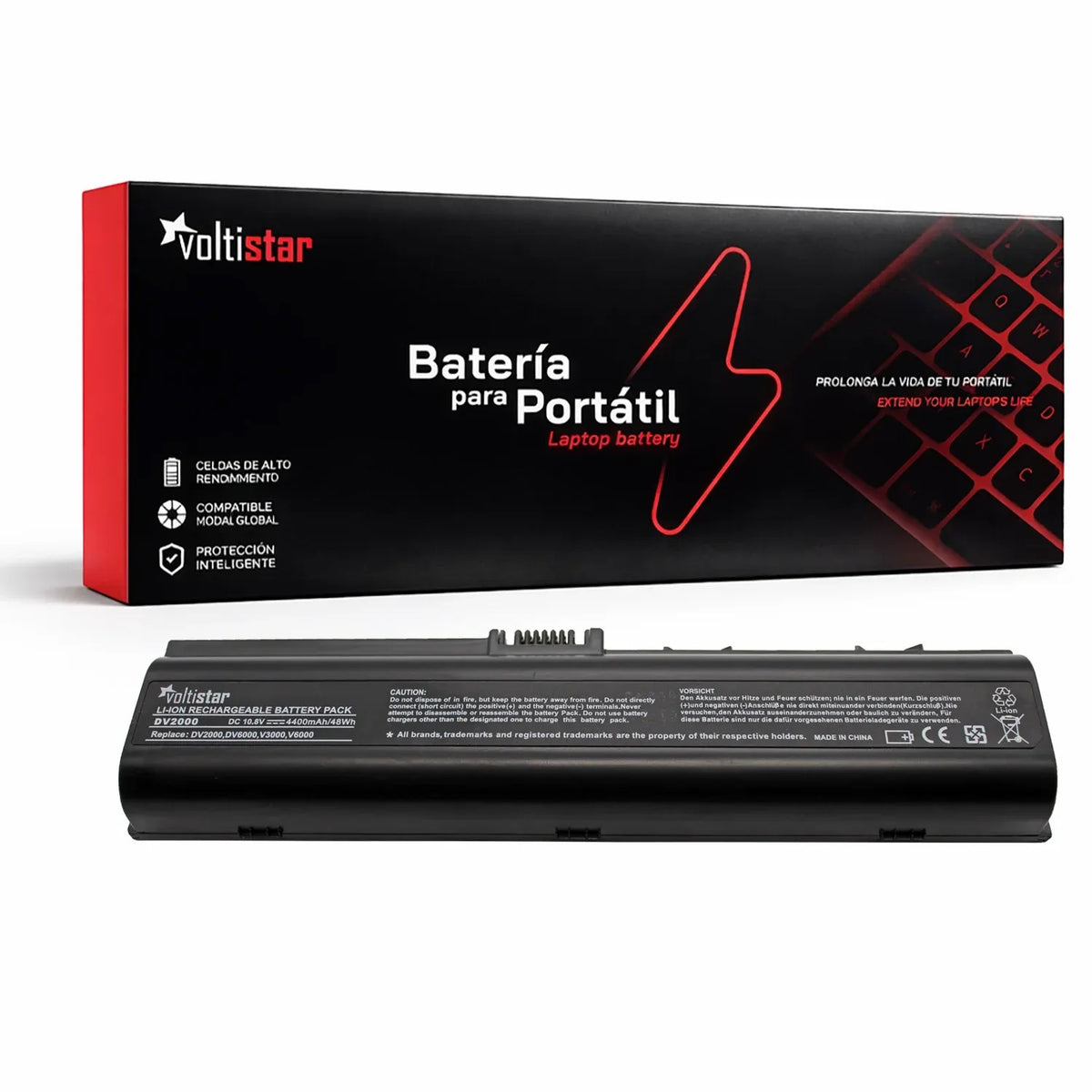 Batería Para Portátil Hp Pavilion Dv-2000 Series Hstnn-C17C