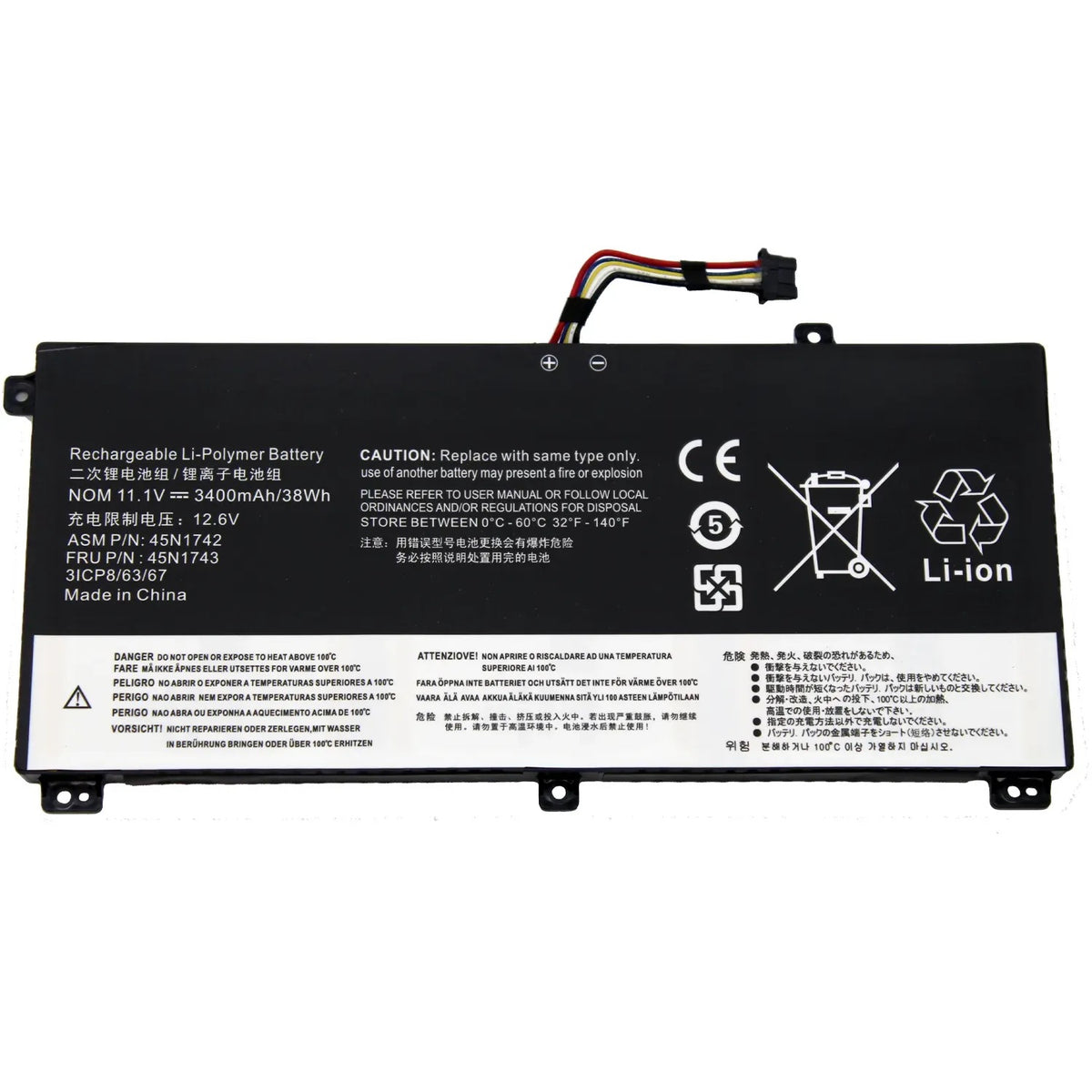 Batería Para Lenovo Thinkpad T550 T550S T560 W550 W550S P50S Series 00Ny639 45N1742 45N1743