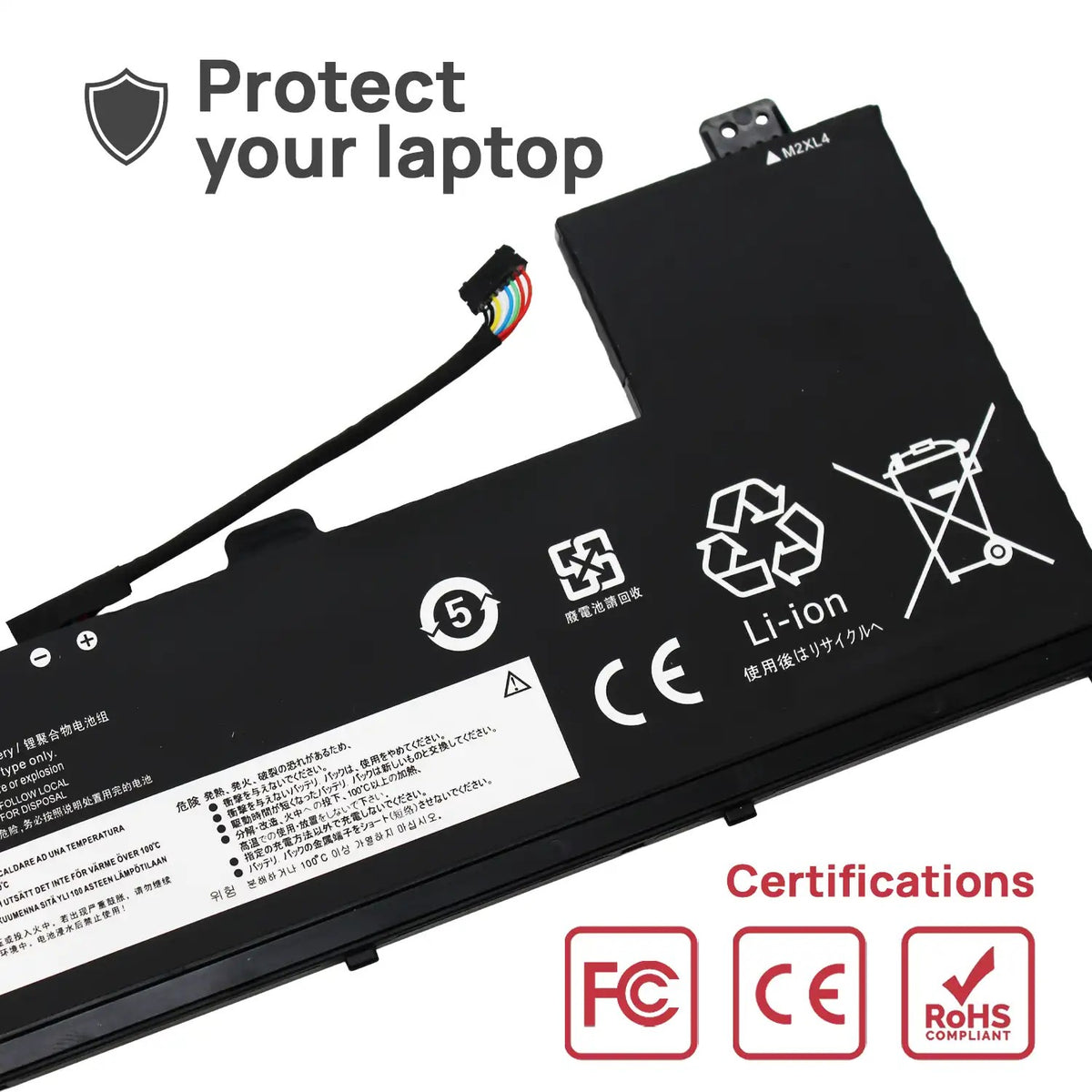 Batería Para Portátil Lenovo Ideapad 5 2-In-1 14Ahp9 14Iru9 16Ahp9 | L23M3Pe1 11.55V