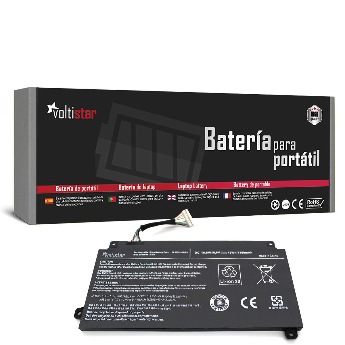 Batería Para Portátil Toshiba Chromebook Cb35 Cb35-A3120 Cb35-B Pa5208U-1Brs