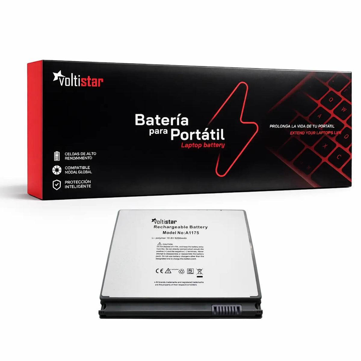 Batería Para Portátil Apple Macbook Pro A1175 A1260 A1150 15 Pulgadas