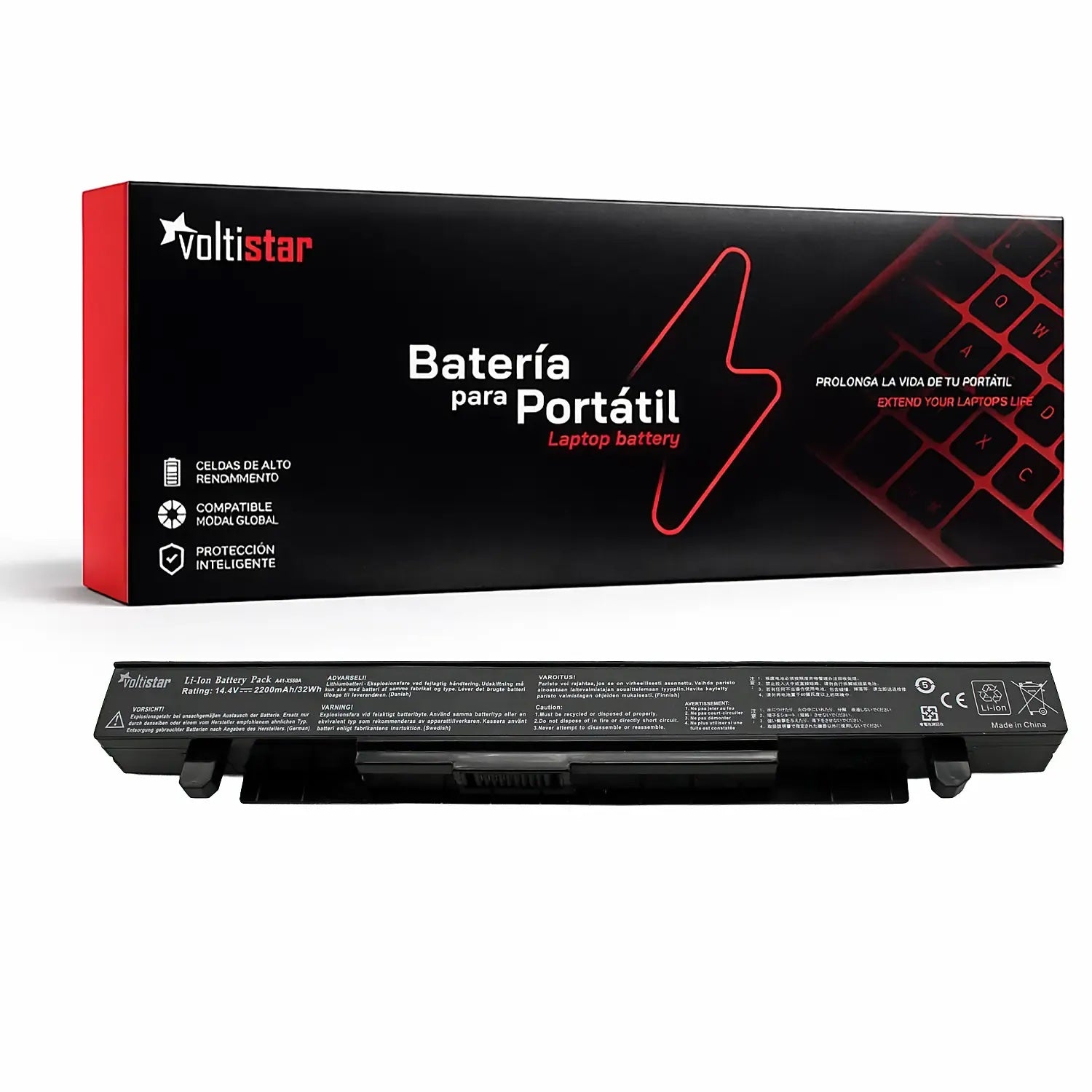 Batería Para Portatil Asus Zenbook A41-X550 A41-X550A A450 A550 F450 K450 K550 X450 X550Ca