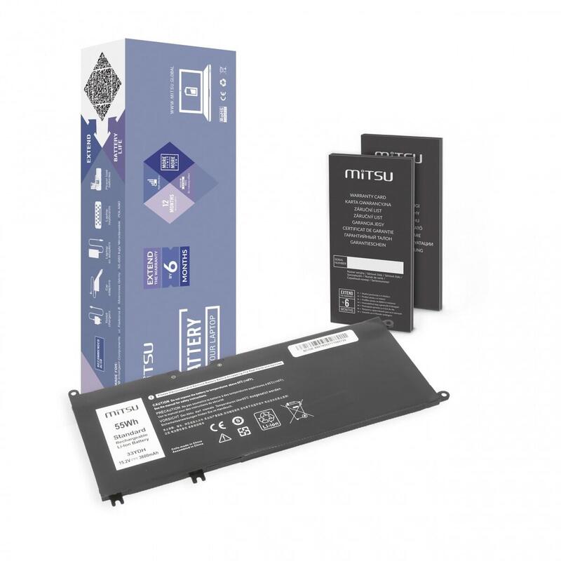Batería Para Dell Inspiron 15 5587, 7588 3600 Mah (55 Wh) 15.2 Volt