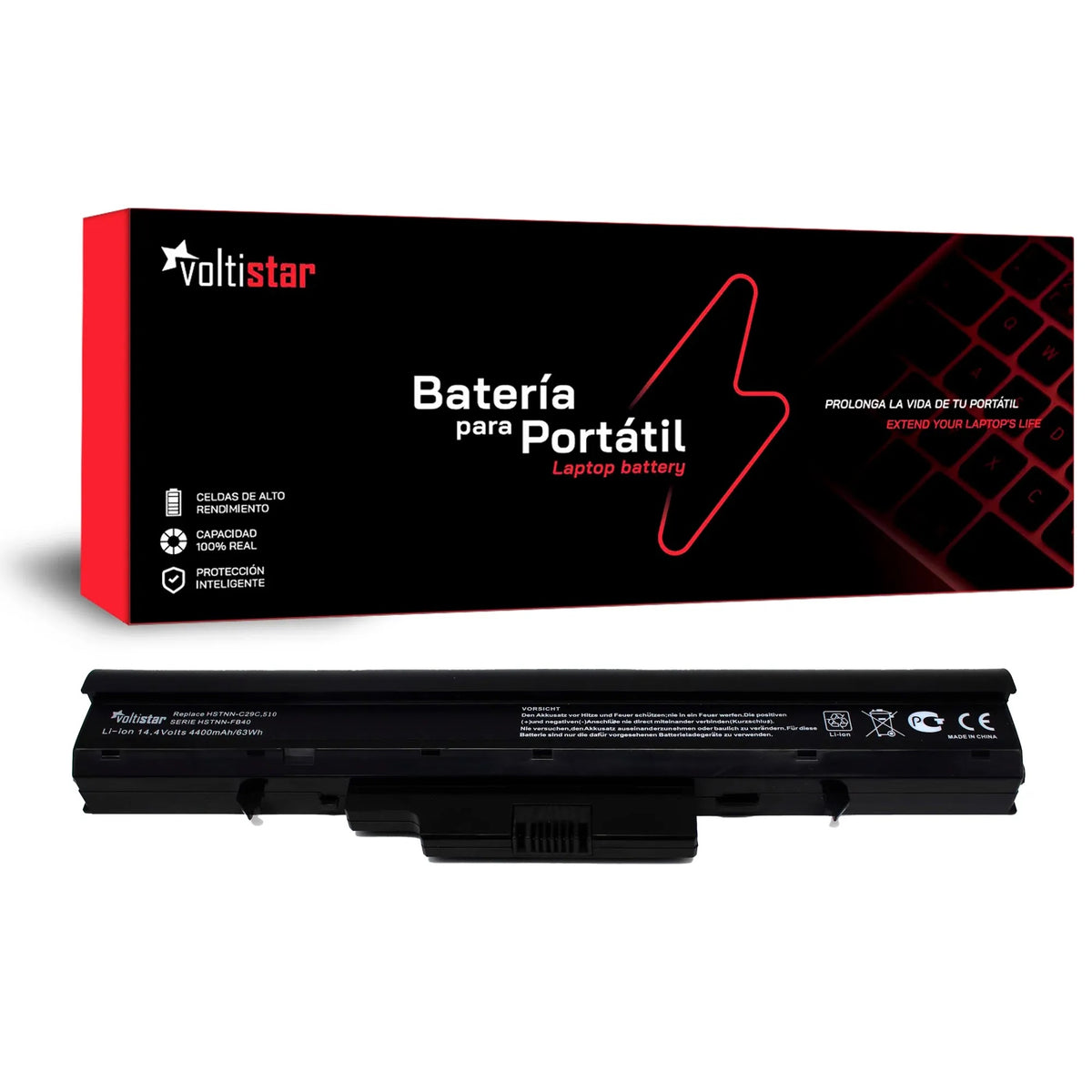 Batería Para Portátil Hp 530 510 441674-001 443063-001 Hstnn-C20C Hstnn-C29C Hstnn-Fb40 Hstnn-Ib44