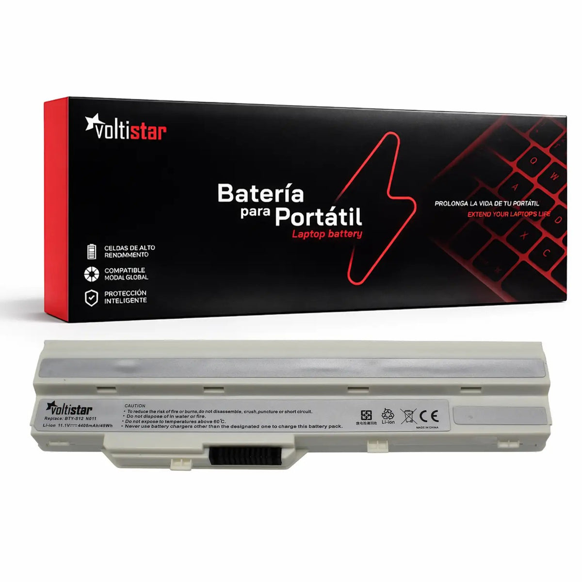 Batería Para Portátil Lg X110 X-110 Bty-S11 Bty-S12 Blanca