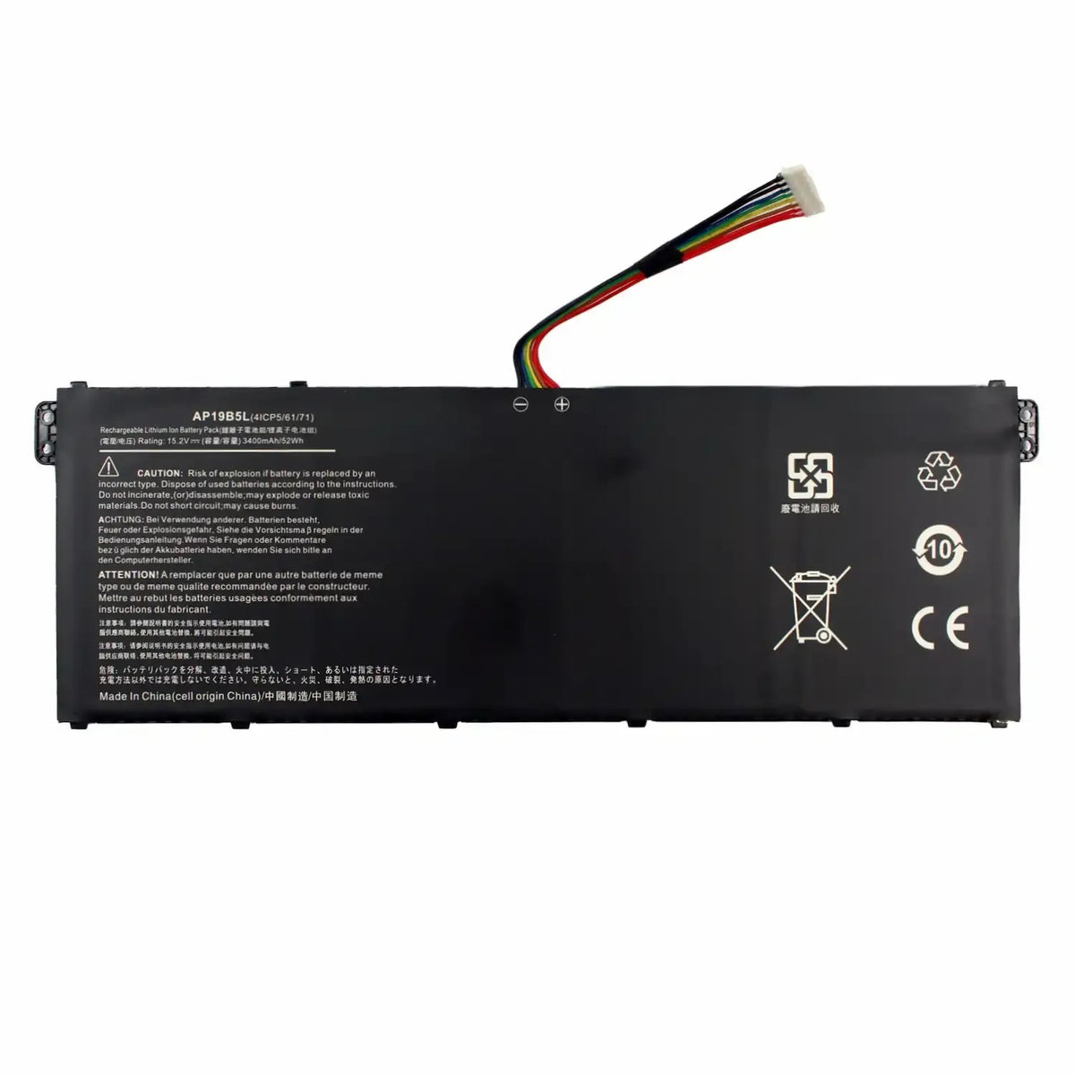 Bateria Para Portátil Acer Aspire 5,Aspire Vero, Travelmate Ap19B5L
