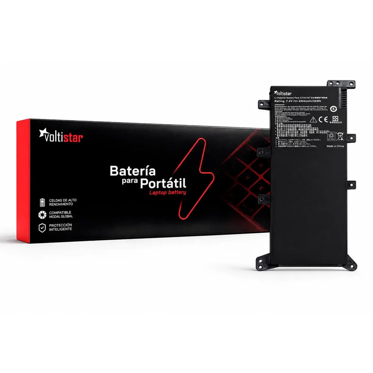 Batería Para Portátil Asus F555L C21N1347 7.6V