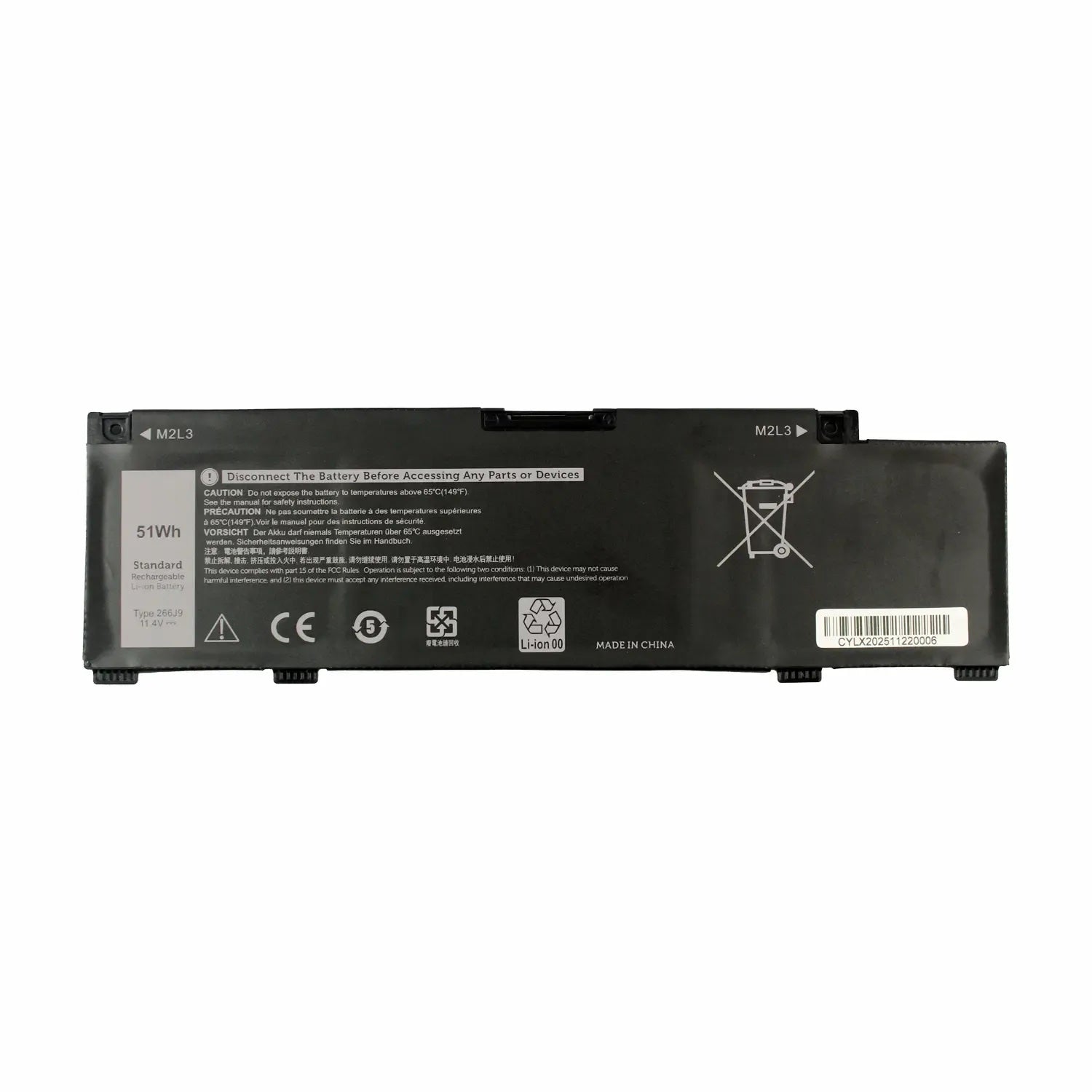 Batería Para Portátil Dell G3 15 Series 266J9