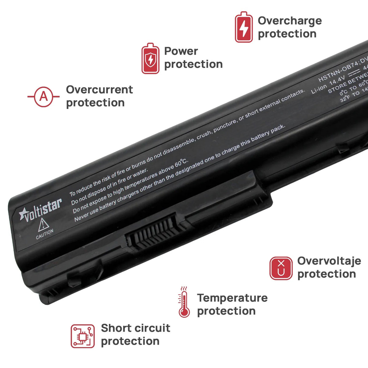 Batería Para Portátil Hp Pavilion Dv7-1060El Dv7-1060 Dv7-1060Ec Dv7-1060Eg