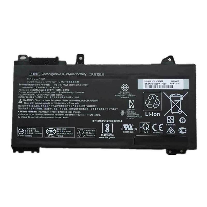 Batería Para Portátil Hp Probook 455 G7 450 G7 Rf03xl Rf03045xl L84354-005