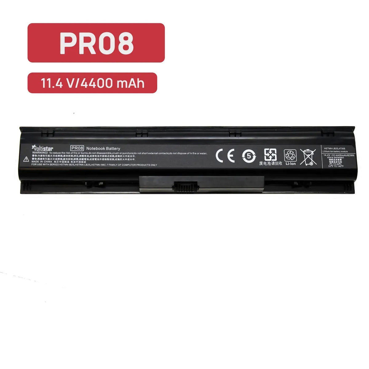 Batería Para Portátil Hp Probook 4740S 633807-001 14.4V 4400 Mah
