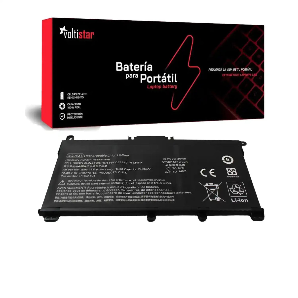 Batería Para Portátil Hp Ug04Xl L71607-005