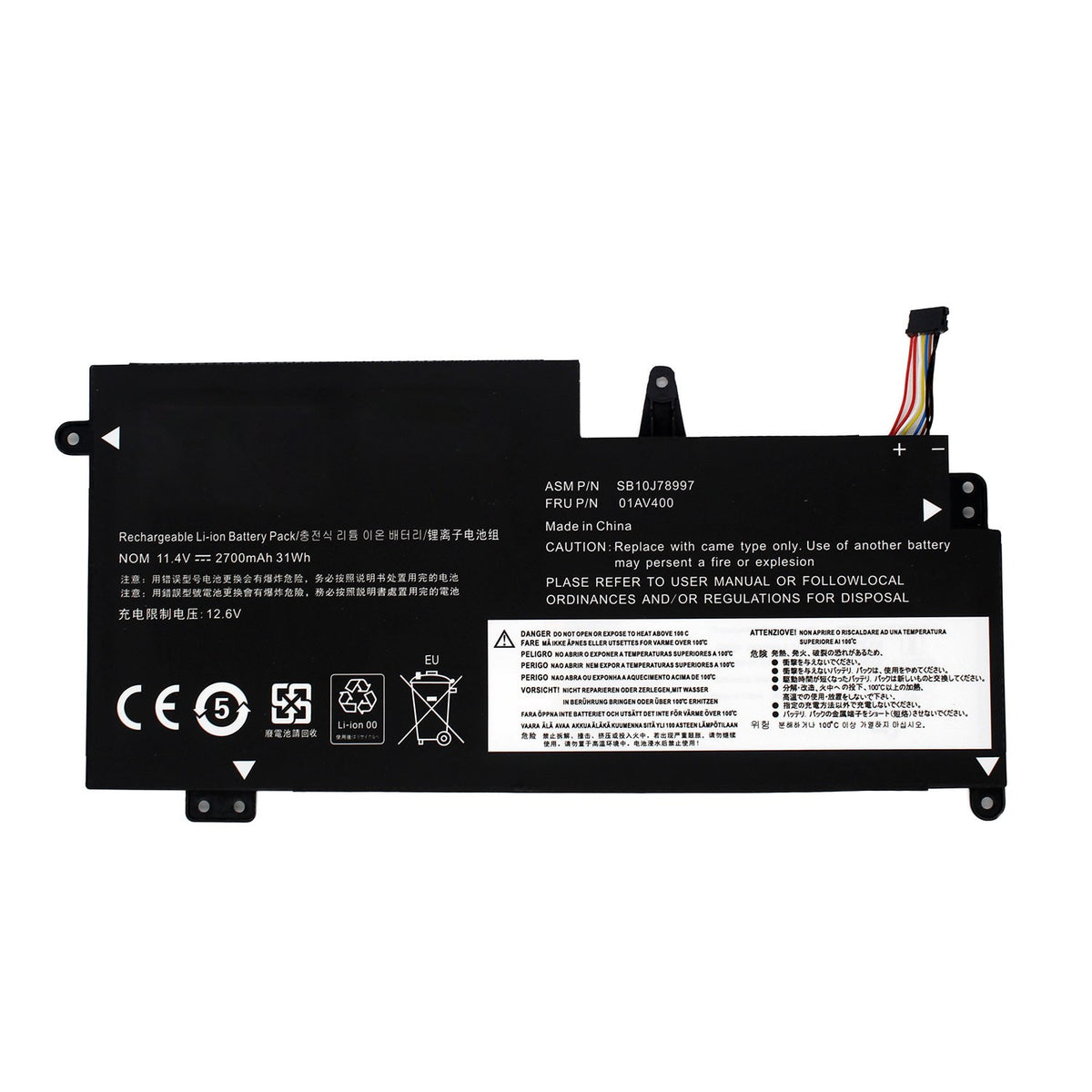 Batería Para Portátil Lenovo Thinkpad 13 01Av400