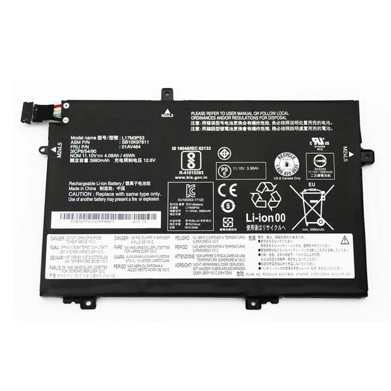 Batería Para Portátil Lenovo Thinkpad L480 L580 L17l3p52 L17m3p54 L17m3p53 01av466